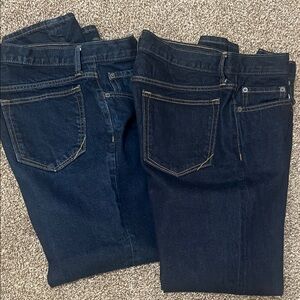 Banana Republic Dual-Tone Blue Straight Leg Jeans